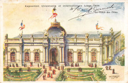 BELGIQUE - Exposition Universelle Et Internationale De Liège - Le Palais Des Fêtes - Colorisé - Carte Postale Ancienne - Luik