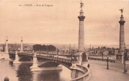 BELGIQUE - Liège - Pont De Fragnée - Vue - Animé - Carte Postale Ancienne - Liege