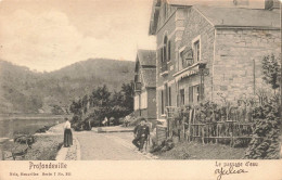 BELGIQUE - Profondeville - Le Passage D'eau - Carte Postale Ancienne - Profondeville