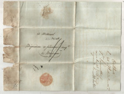 Lettre, Préphilatélie, Précurseurs XIX E Siècle, 14 Juillet 1803, 21 Messidor An 11, ORTHEZ à Bordeaux, 2 Scans - 1801-1848: Précurseurs XIX