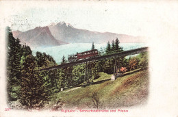 SUISSE - Rigibahn - Schnurtobelbrücke Und Pilatus - Colorisé - Carte Postale Ancienne - Other & Unclassified