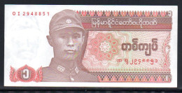 659-Myanmar 1 Kyat 1990 OI294 Neuf/unc - Myanmar