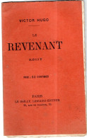 Victor Hugo  Le Revenant  * Monologues à 50c Editions Le Bailly  à Paris - Franse Schrijvers