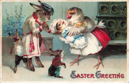 FÊTES - VŒUX - Joyeuses De Pâques - Colorisé - Carte Postale Ancienne - Ostern