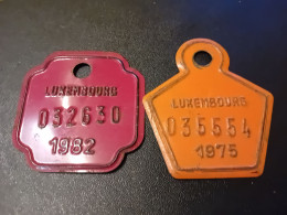 Deux Plaques Vélo - Kennzeichen & Nummernschilder