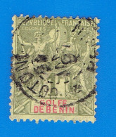 TIMBRE - COLONIES FRANCAISES - GOLFE DE BENIN - 1 F. N° 32 OBLITERE - Used Stamps