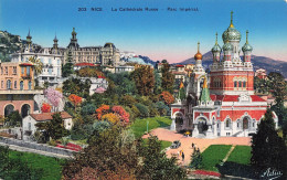 FRANCE - Nice - La Cathédrale Russe - Parc Impérial - Colorisé - Carte Postale Ancienne - Bauwerke, Gebäude