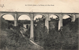 FRANCE - Culan - Le Viaduc Et Le Pont Route - Carte Postale Ancienne - Culan