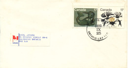 Canada Cover Toronto 25-9-1980 Topic Stamps - Storia Postale