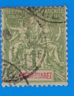 TIMBRE - COLONIES FRANCAISES - DIEGO-SUAREZ - 1 F. N° 50 OBLITERE - Used Stamps