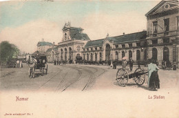 BELGIQUE - Namur - La Station - Colorisé - Animé - Carte Postale Ancienne - Namur