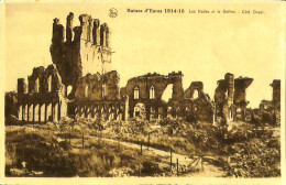 Belgique -  Flandre Occidentale - Ieper - Ypres - Ruines D'Ypres 1914-18 - Les Halles Et Le Beffroi - Côté Ouest - Ieper