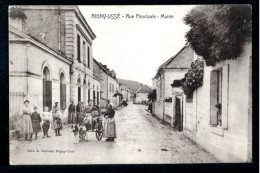 37 - RIGNY USSE - Rue Principale / Mairie ( Attelage à Chiens ) / TTB - Other & Unclassified