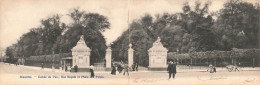 BELGIQUE - Bruxelles - Entrée Du Parc - Rue Royale Et Place Des Palais - Animé - Carte Postale Ancienne - Autres & Non Classés