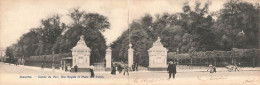 BELGIQUE - Bruxelles - Entrée Du Parc - Rue Royale Et Place Des Palais - Animé - Carte Postale Ancienne - Sonstige & Ohne Zuordnung