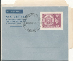 Southern Rhodesia Aerogramme Rhodes Centenary Exhibition Bulawayo 30-5-1950 - Southern Rhodesia (...-1964)