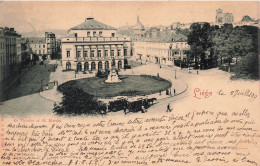 BELGIQUE - Liège - Le Théâtre Et Saint Martin - Carte Postale Ancienne - Liege