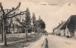 FRANCE - Ouges - La Grande Rue - Carte Postale Ancienne - Andere & Zonder Classificatie