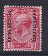 Bechuanaland: 1925/27   KGV 'Bechuanaland Protectorate' OVPT   SG92   1d    MH - 1885-1964 Bechuanaland Protettorato