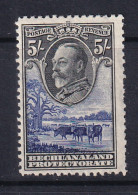 Bechuanaland: 1932   KGV    SG109   5/-    MH - 1885-1964 Herrschaft Von Bechuanaland