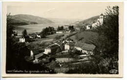 CPSM  9 X 14  Isère Lac De PALADRU   Vue Générale Et Le Lac - Paladru