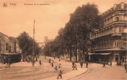 BELGIQUE - Liège - Boulevard De La Sauvenière - Animé - Carte Postale Ancienne - Liege