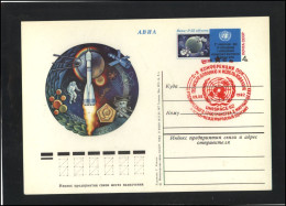 RUSSIA USSR Post Card Stamped Stationery USSR PK OM 103 SPEC1 Space Exploration UNO - Ohne Zuordnung