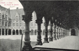 BELGIQUE - Liège - Cour Du Palais De Justice - Carte Postale Ancienne - Liege