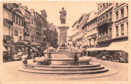 BELGIQUE - Liège - Rue Vinave D'Ile Et Statue De La Vierge - Sculpt Jean Del Cour - Carte Postale Ancienne - Luik