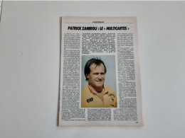 Coupure De Presse Patrick Zaniroli - Automobilismo - F1