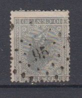 BELGIË - OBP - 1865/66 - Nr 17A (T/D 15) - (PT 95 - DIEST)  - Coba  + 6.00€ - Postmarks - Points