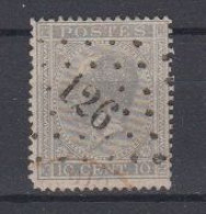 BELGIË - OBP - 1865/66 - Nr 17A (T/D 15) - (PT 126 - FLEMALLE)  - Coba  + 10.00€ - Postmarks - Points