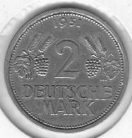 2 MARK 1951 J  - D  ET F  SOIT 3 Pièces Qualité+++++ - 5 Mark