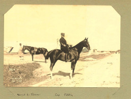 Mailly * 1902 * Capitaine PETETIN Sur Son Cheval * Militaria Régiment * Photo Ancienne Format 11x8cm - Mailly-le-Camp