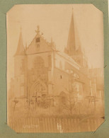 Lhuître * 1902 * Cimetière Et église Du Village * Photo Ancienne Format 11x8cm - Andere & Zonder Classificatie