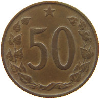 CZECHOSLOVAKIA 50 HALERU 1963  #s078 0513 - Tchécoslovaquie