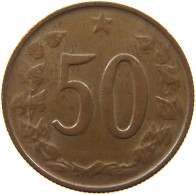 CZECHOSLOVAKIA 50 HALERU 1964  #s050 0699 - Tchécoslovaquie