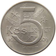 CZECHOSLOVAKIA 5 KORUN 1973  #s072 0381 - Tchécoslovaquie