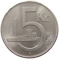 CZECHOSLOVAKIA 5 KORUN 1938  #c064 0559 - Tchécoslovaquie