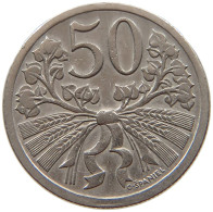 CZECHOSLOVAKIA 50 HALERU 1924  #a017 0177 - Tchécoslovaquie