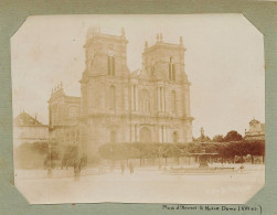 Vitry Le François * 1902 * Place , Fontaine Et église * Photo Ancienne Format 11x8cm - Vitry-le-François