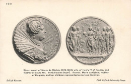 MUSÉES - British Miseum - Médaille D'argent De Marie De Médicis - Carte Postale Ancienne - Museen