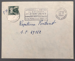 France, Divers TAXE Sur Enveloppe En F.M. - 19.7.1960 - (W1002) - 1960-.... Briefe & Dokumente