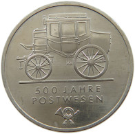 GERMANY DDR 5 MARK 1990 500 Jahre Postwesen #a078 0223 - 5 Mark