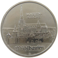 GERMANY DDR 5 MARK 1989 Mühlhausen #a078 0105 - 5 Marchi