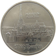 GERMANY DDR 5 MARK 1989 Mühlhausen #a078 0103 - 5 Mark