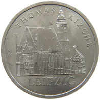 GERMANY DDR 5 MARK 1984 Thomaskirche Leipzig #a078 0255 - 5 Marcos