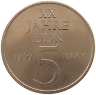GERMANY DDR 5 MARK 1969 20 Jahre GERMANY DDR #c083 0909 - 5 Marcos