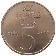 GERMANY DDR 5 MARK 1969 20 Jahre GERMANY DDR #a045 1195 - 5 Marchi