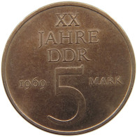 GERMANY DDR 5 MARK 1969 20 Jahre GERMANY DDR #a078 0299 - 5 Mark